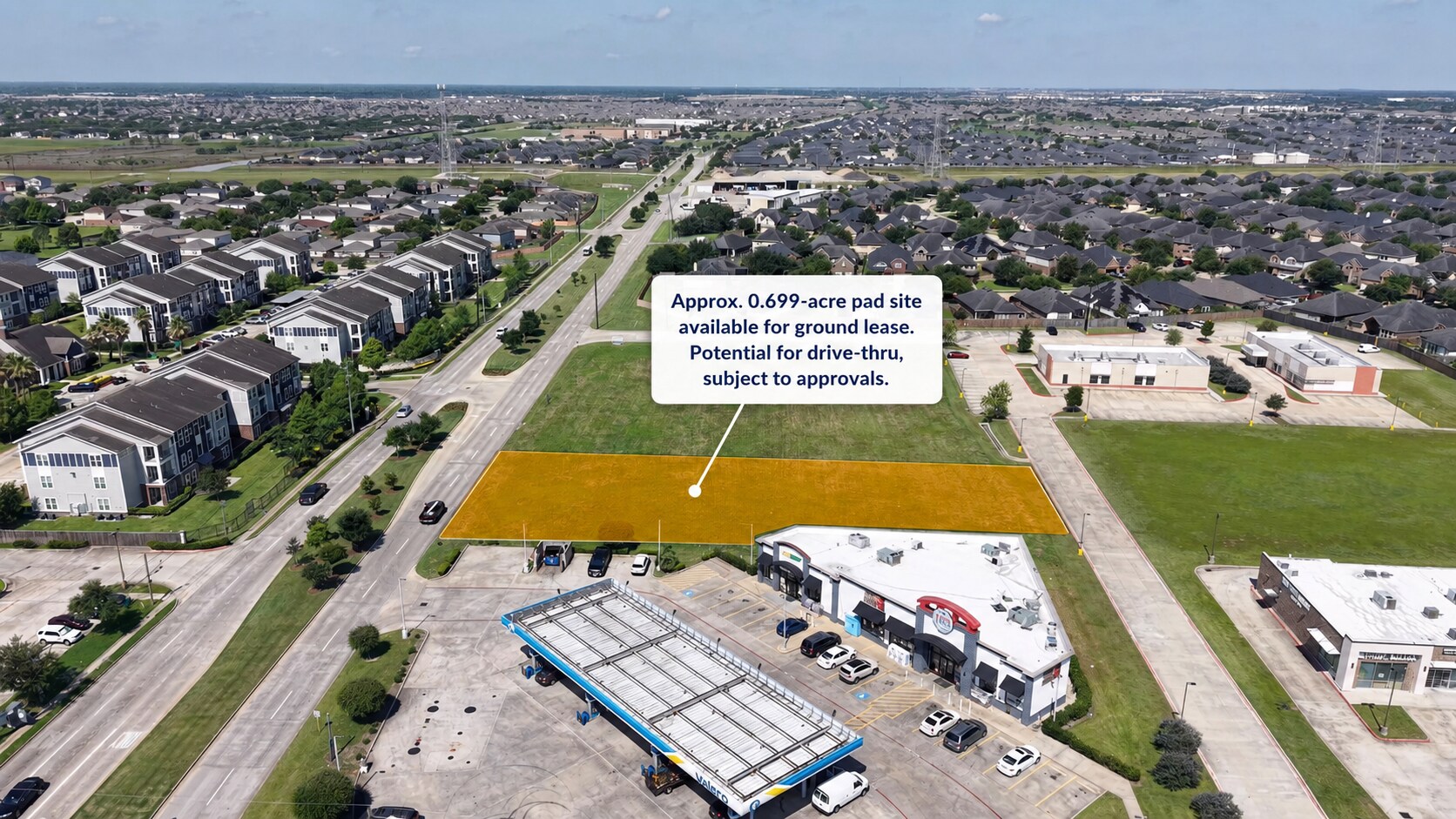 NEC Beechnut St & Grand Mission Grnd Lease blvd, Richmond, TX for Rent