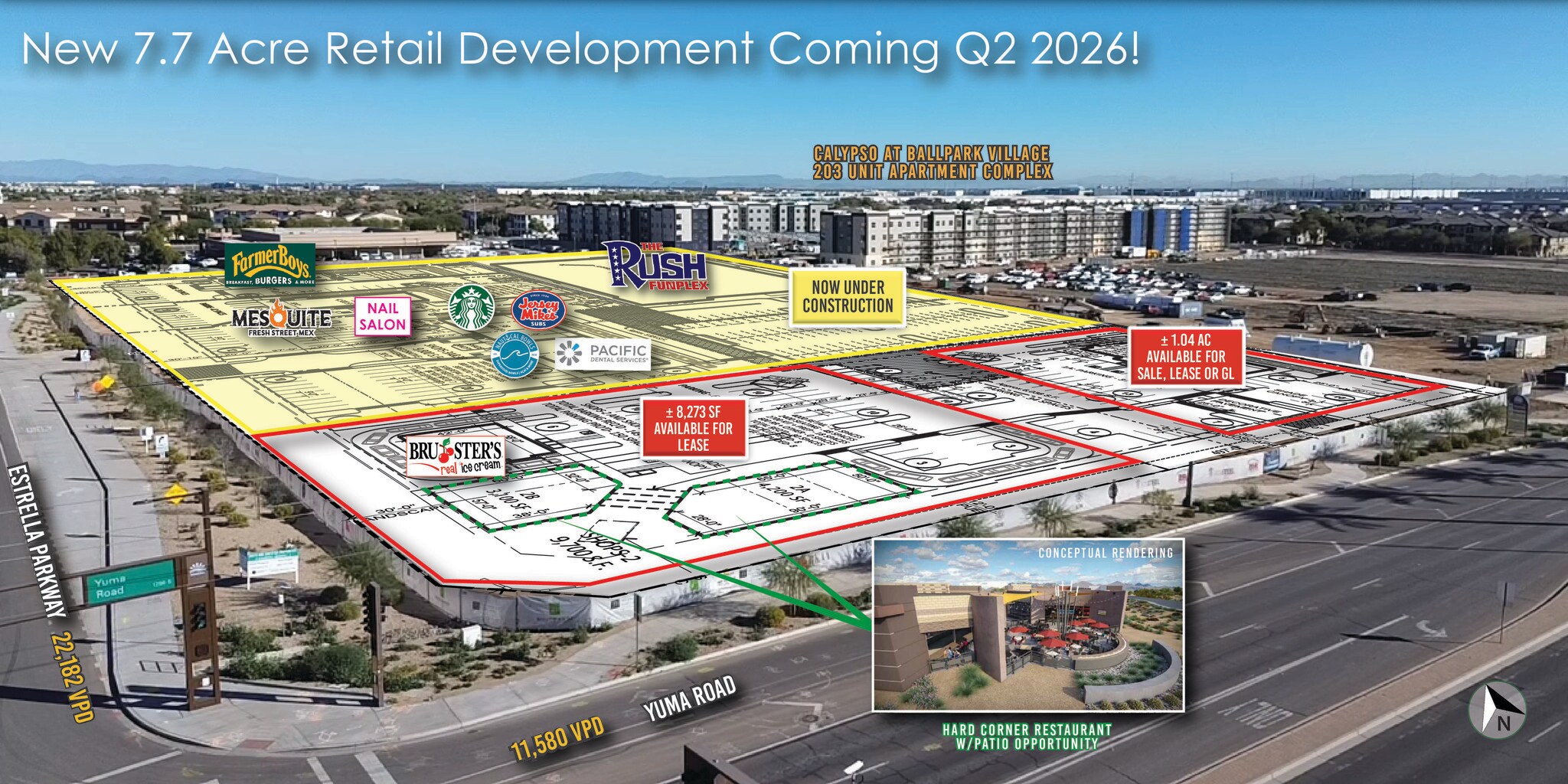 Estrella Pky @ Yuma Road, Goodyear, AZ for Rent