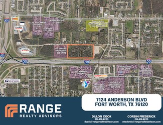 Fort Worth, TX Commercial Land - 7124 Anderson Blvd