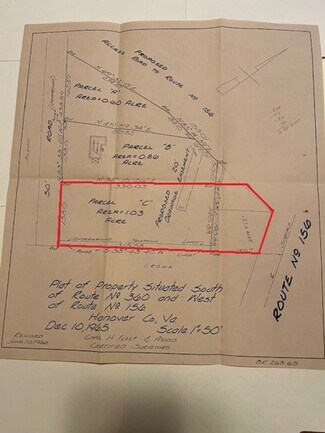 Mechanicsville, VA Commercial Land - 7581 Cold Harbor Rd