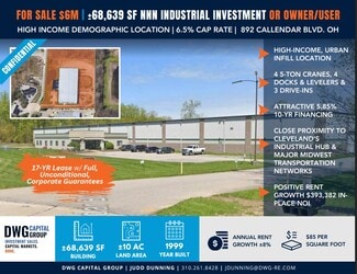 Painesville, OH Manufacturing - 892 Callendar Blvd