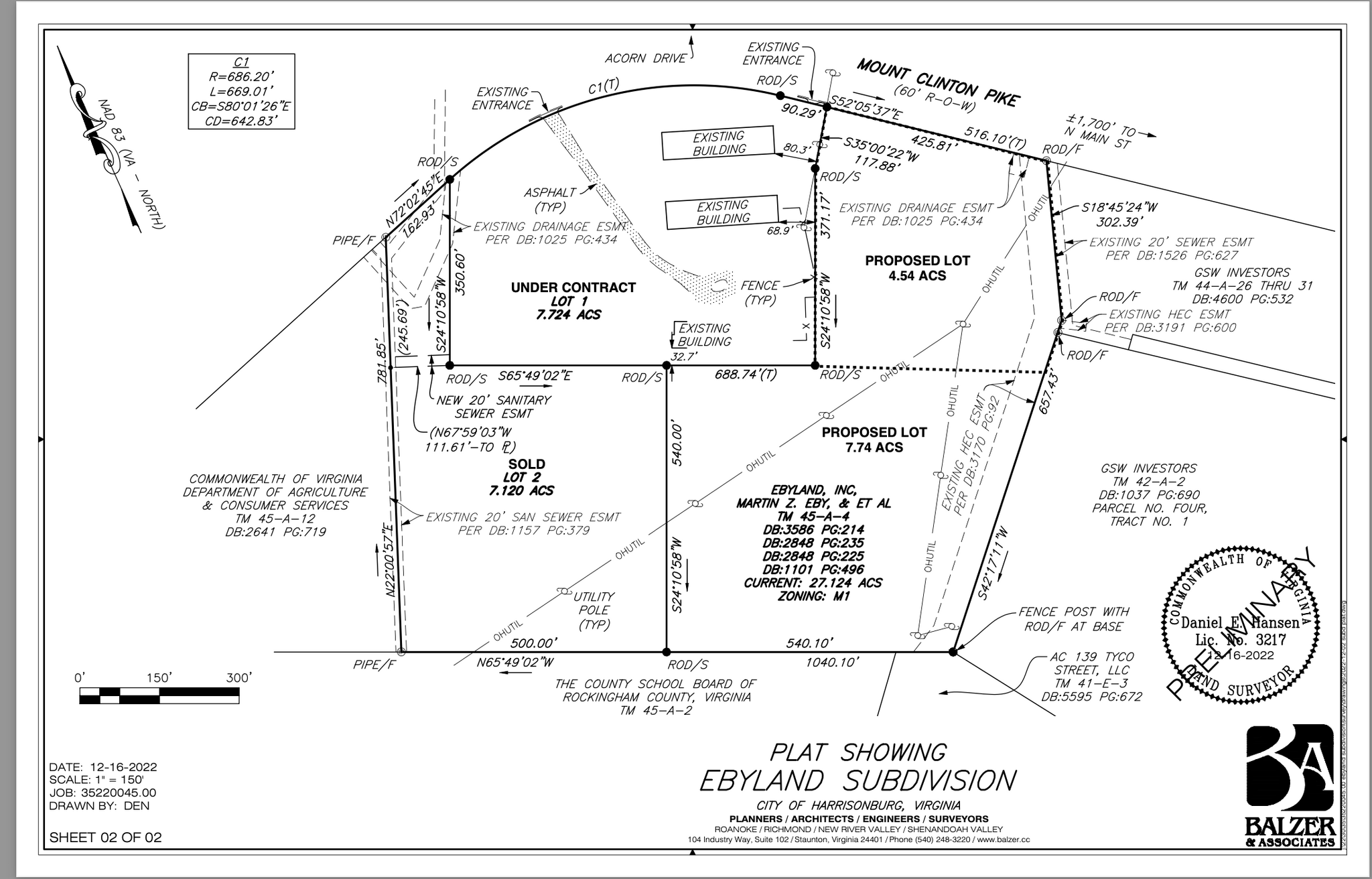 TBD Mount Clinton Pike, Harrisonburg, VA for Sale