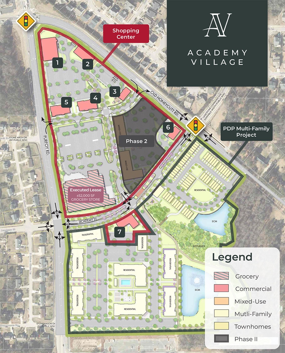 Old Honeycutt Rd @ Purfoy Rd., Fuquay Varina, NC for Rent