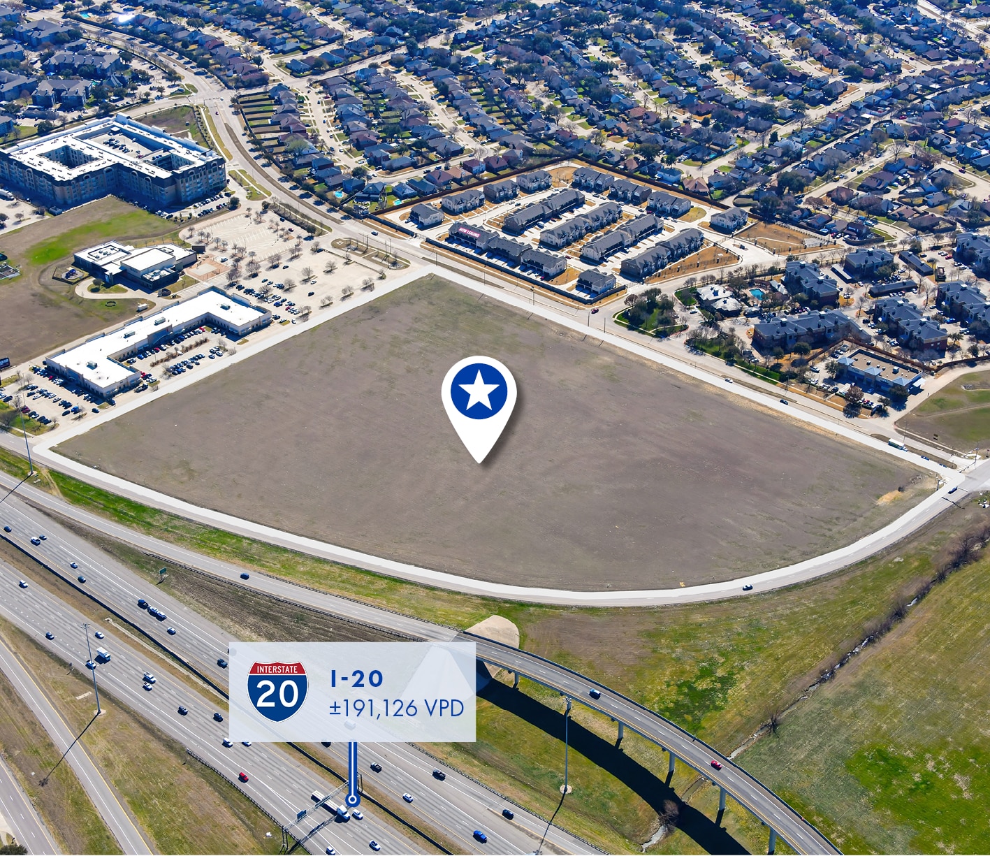 I-20 W & Hwy 360, Grand Prairie, TX for Sale