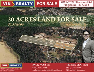 Magnolia, TX Industrial Land - 7015 Standard Rd