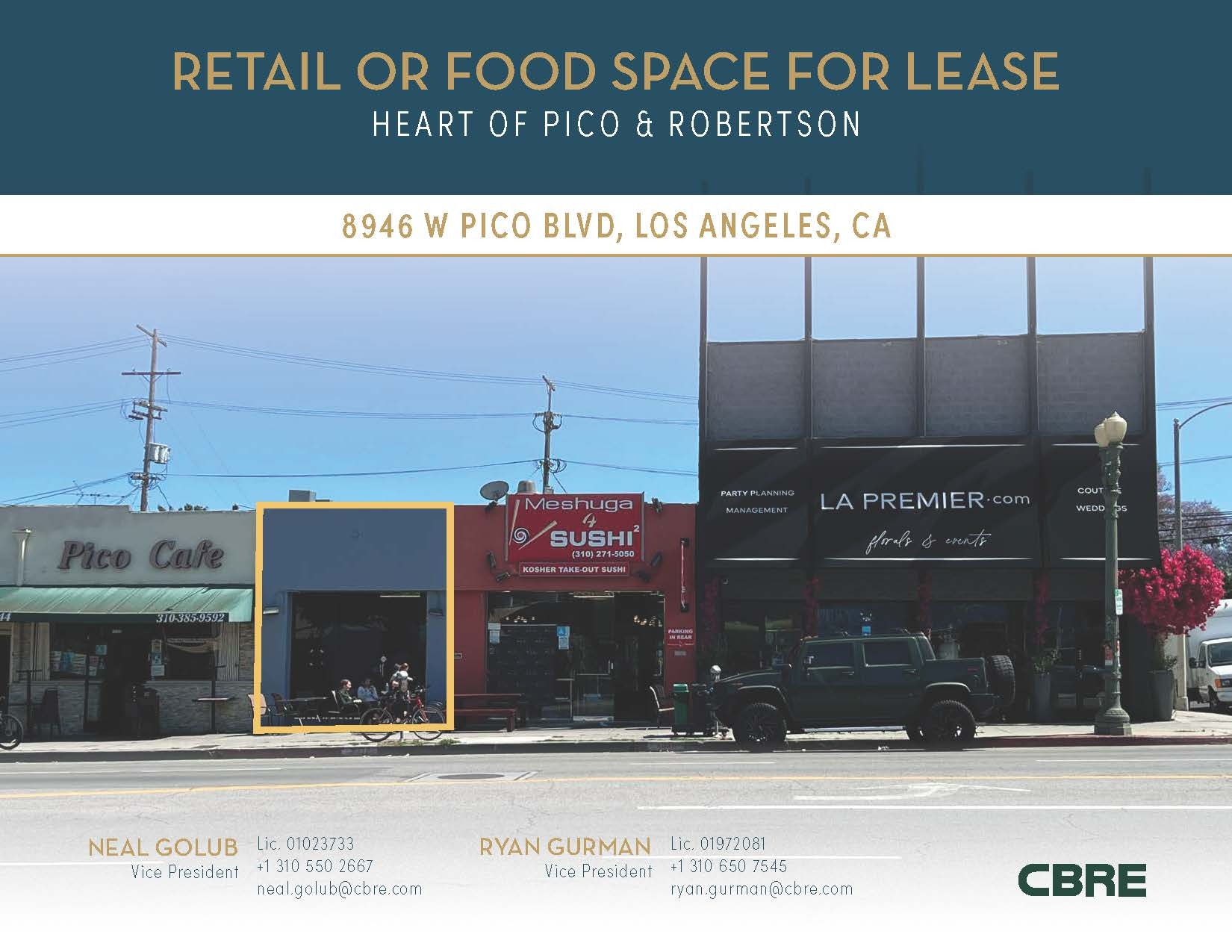 8946-8948 W Pico Blvd, Los Angeles, CA for Rent