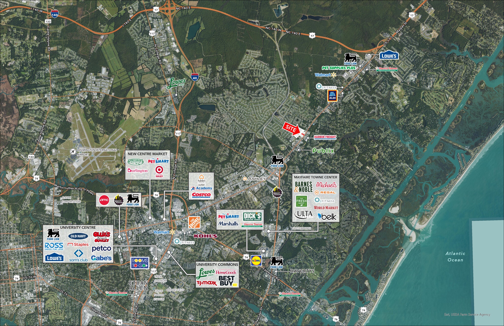 Hwy 17 & Lendire rd, Wilmington, NC for Rent