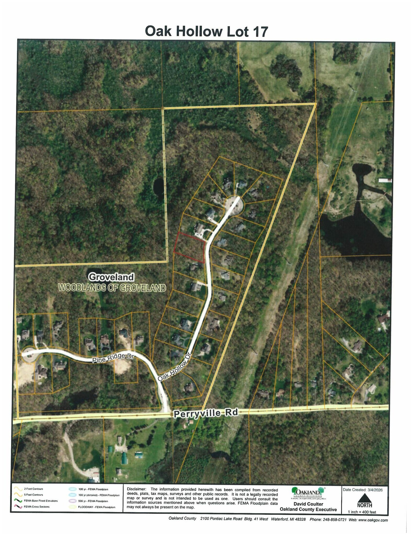 00 Oak Hollow Dr, Holly, MI for Sale