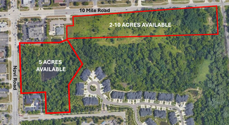 Novi, MI Commercial Land - 0 W 10 Mile Rd