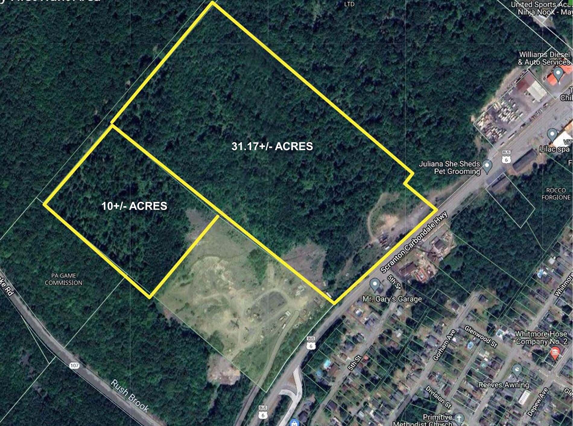 Rt 6 (Scranton/Carbondale Highway) - Vacant Land –, Mayfield, PA for Sale