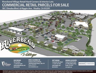 Visalia, CA Commercial Land - SEC N Dinuba Blvd and W Riggin Ave