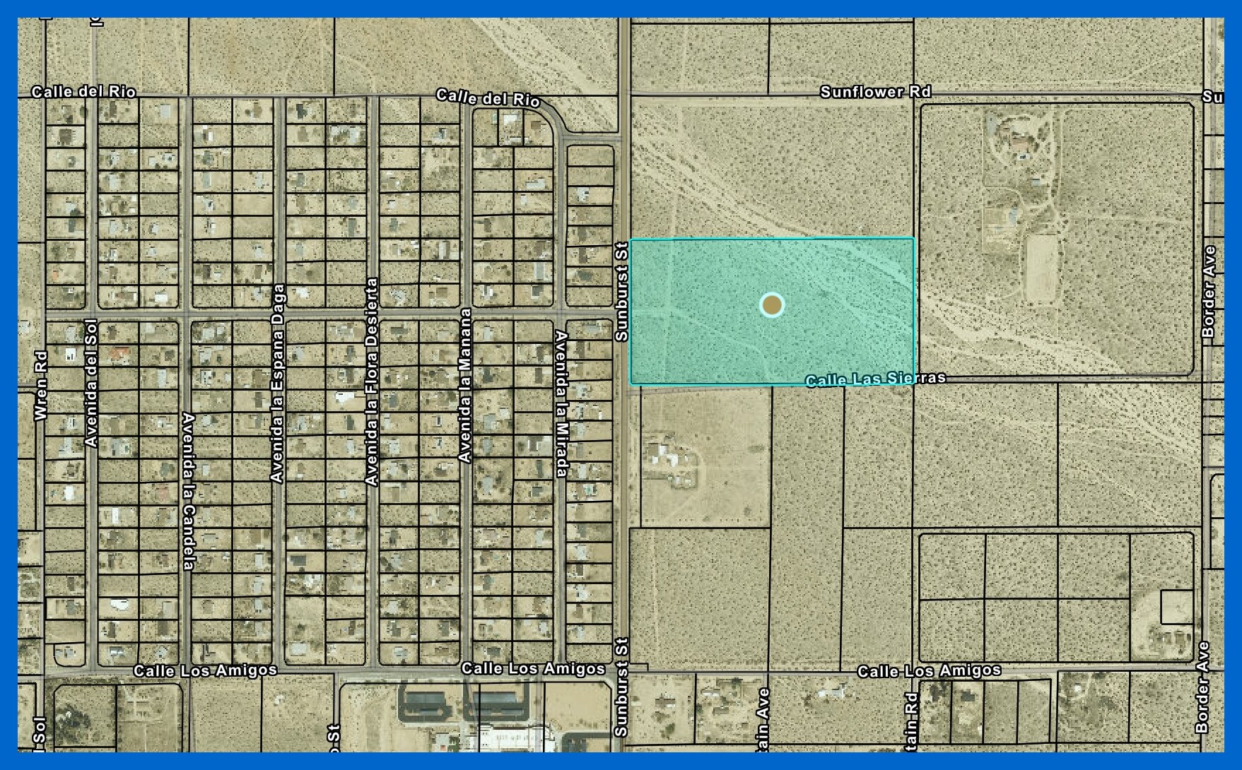 Sunburst Street St @ Calle Las Sierras South, Joshua Tree, CA for Sale