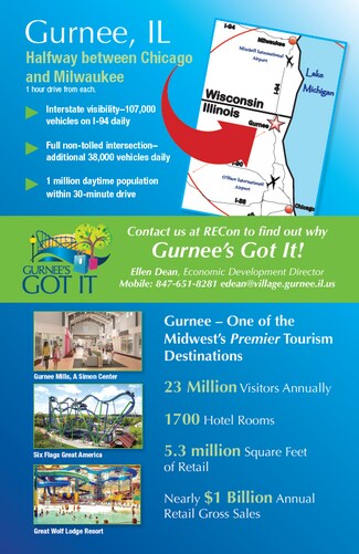 Gurnee, IL Commercial Land - Interstate 94