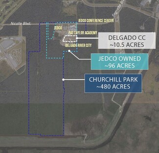 Westwego, LA Commercial Land - 700 Church Hill Pky