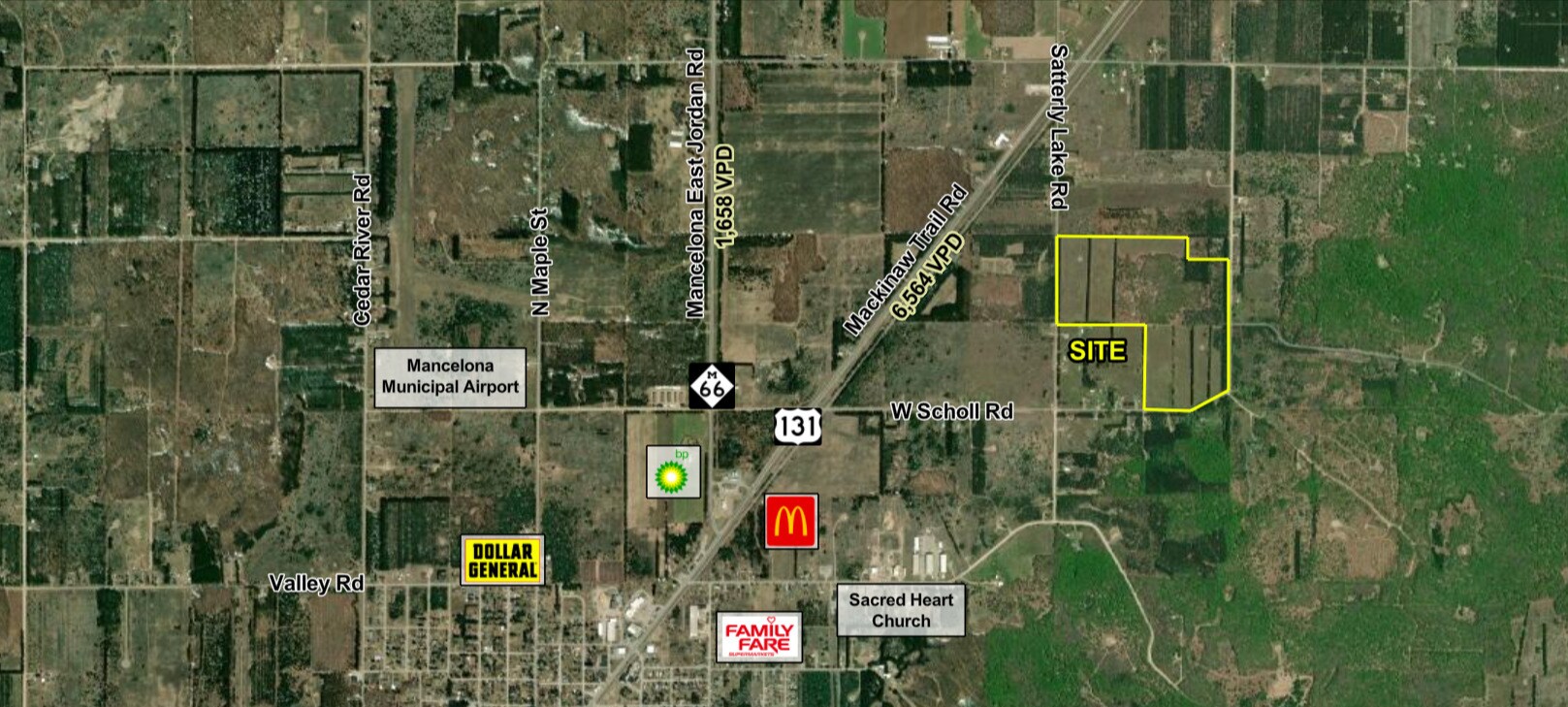 Scholl & Satterly Lake Rd, Mancelona, MI for Sale