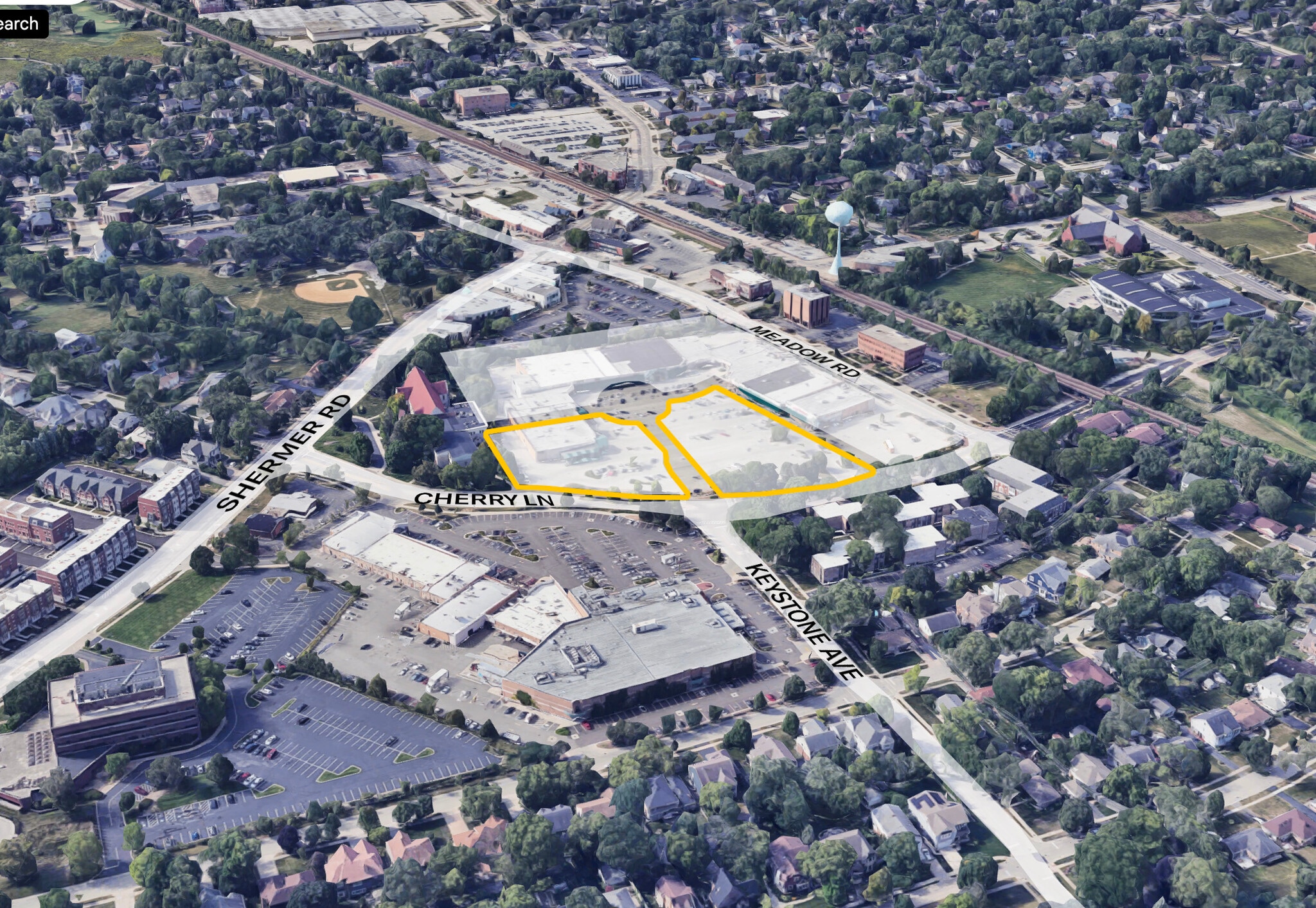 SEC Cherry & Meadow Ln @ Meadow Rd, Northbrook, IL for Rent