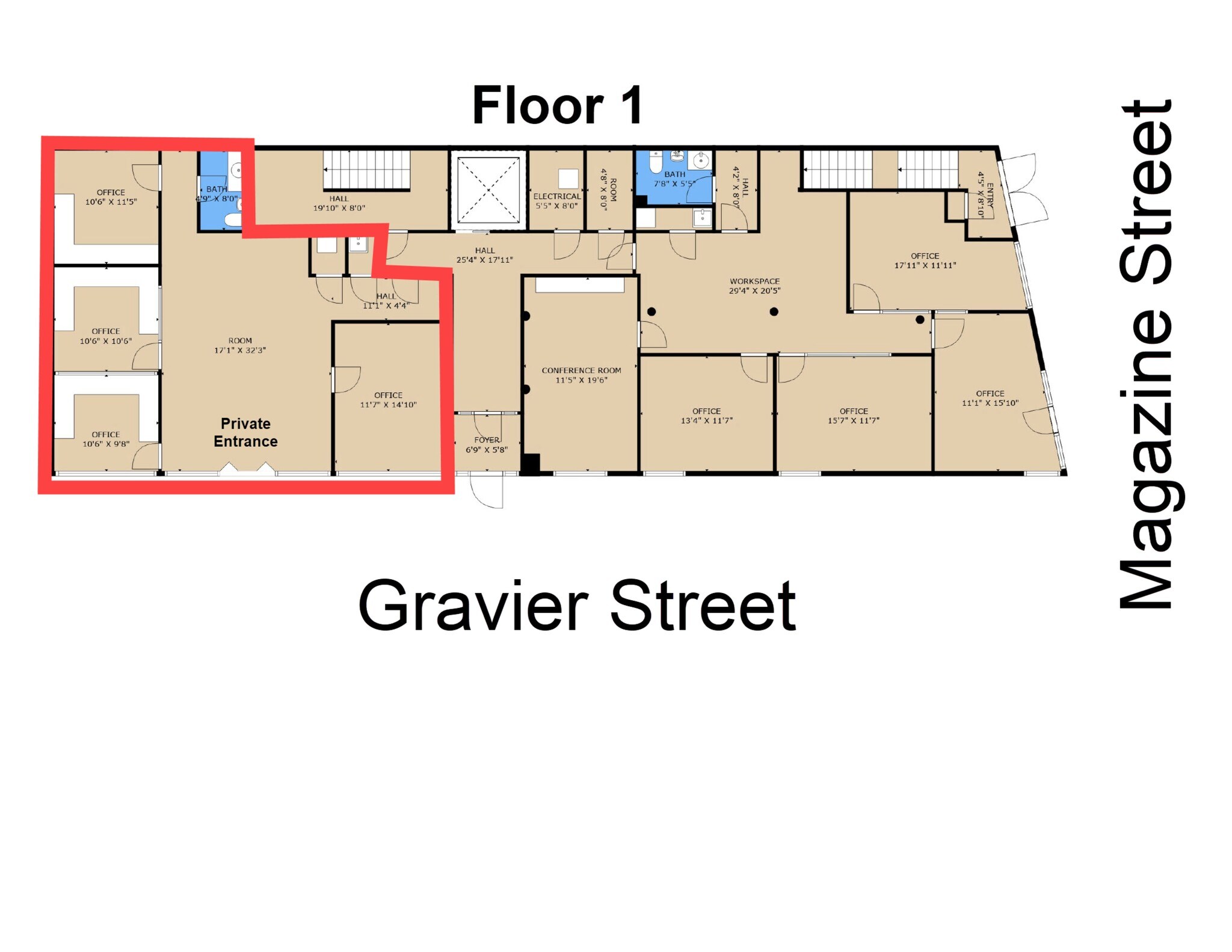 223 Magazine, New Orleans, LA for Rent