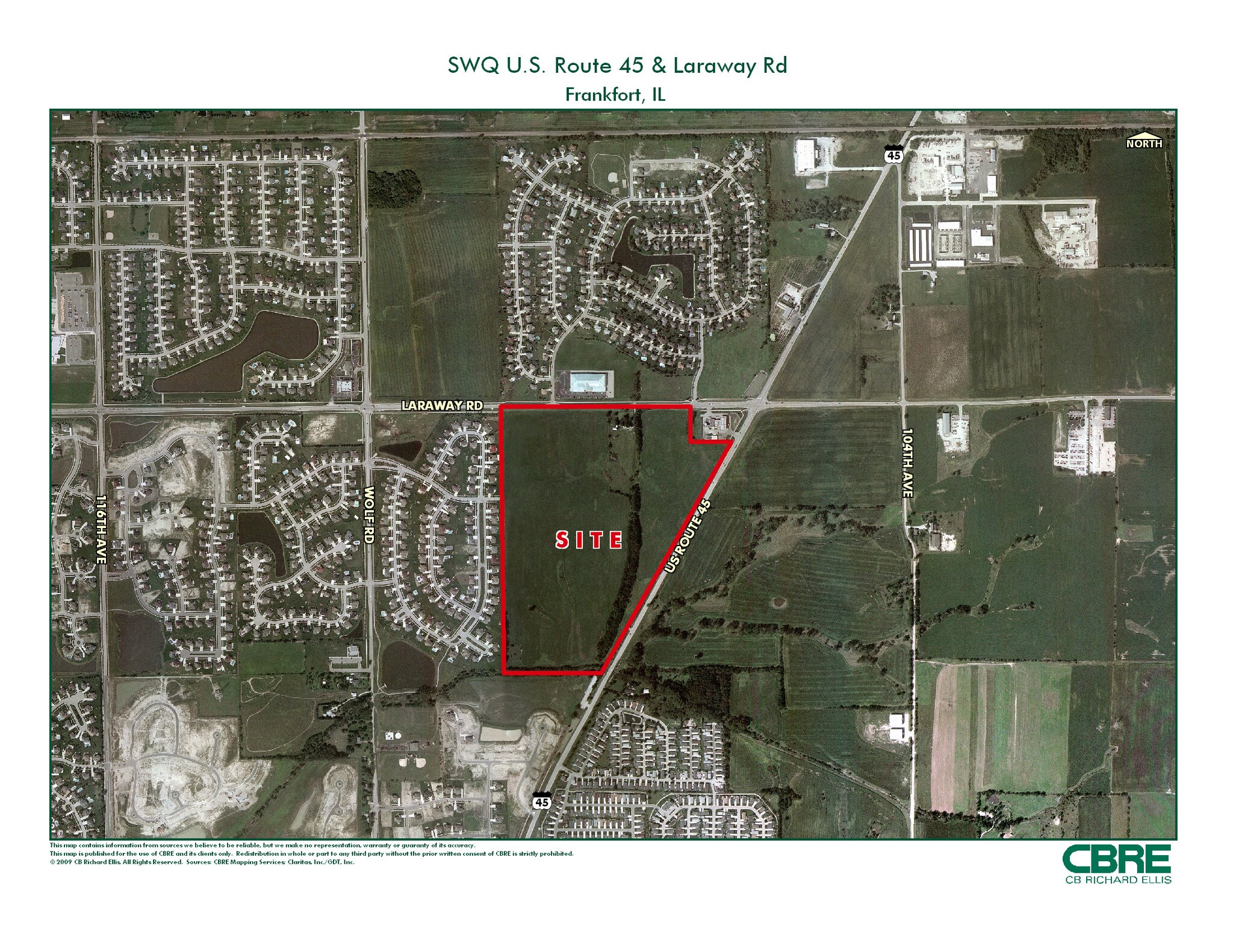 US 45 & Laraway Rd @ Laraway Rd, Frankfort, IL for Sale