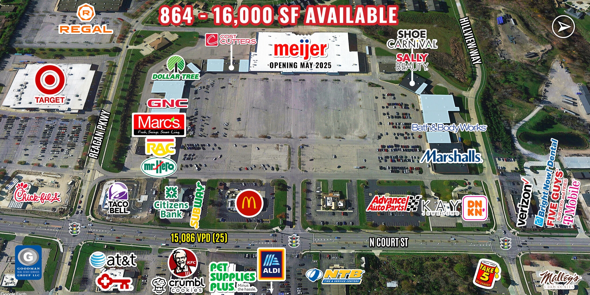 1029-1209 N Court St, Medina, OH for Rent