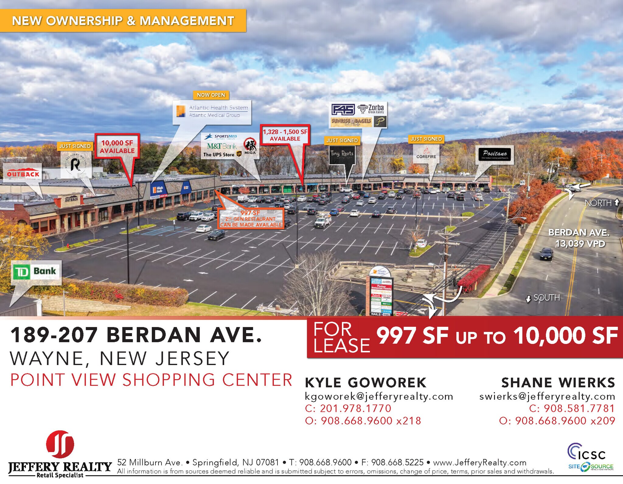 189-207 Berdan Ave, Wayne, NJ for Rent