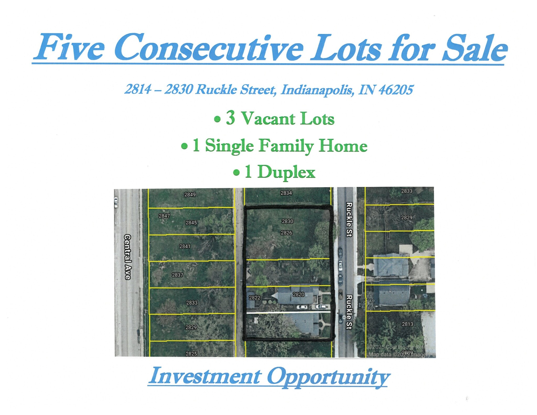 2830 Ruckle St, Indianapolis, IN for Sale