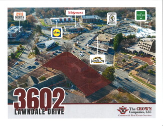 Greensboro, NC Commercial Land - 3602 Lawndale Dr