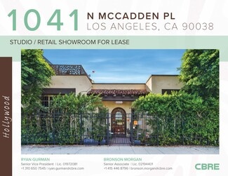Los Angeles, CA Retail - 1041 N McCadden Pl