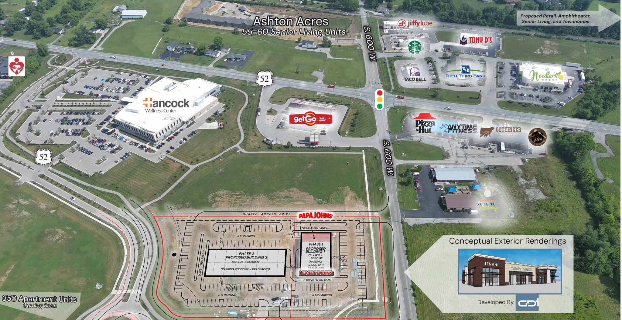 6073 W US Highway 52, New Palestine, IN for Rent