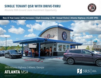 Athens, GA Fast Food - 3455 Atlanta Hwy