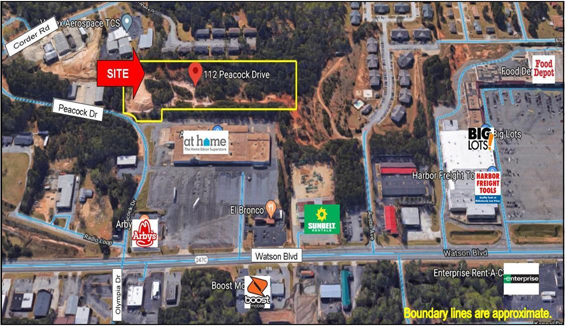 112 Peacock Dr Warner Robins, GA 31088 Land Property for Sale on