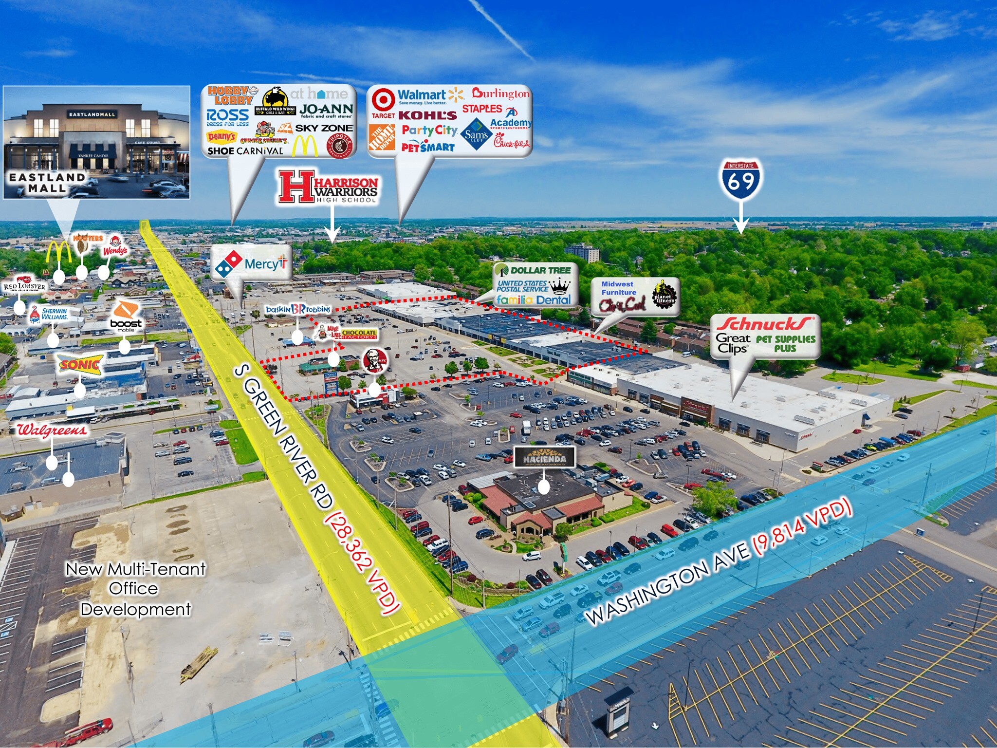 800 S Green River Rd, Evansville, IN for Rent