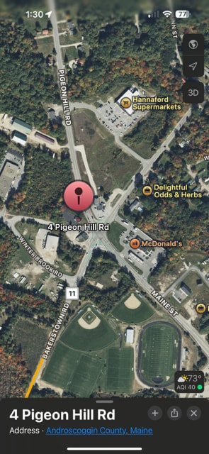 Mechanic Falls, ME Office/Retail - 4 Pigeon Hill Road