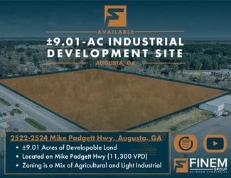 Augusta, GA Industrial - 2522 Mike Padgett Hwy Augusta, GA Industrial - 2522 Mike Padgett Hwy