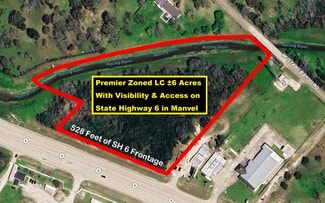 Manvel, TX Commercial Land - State Highway 6