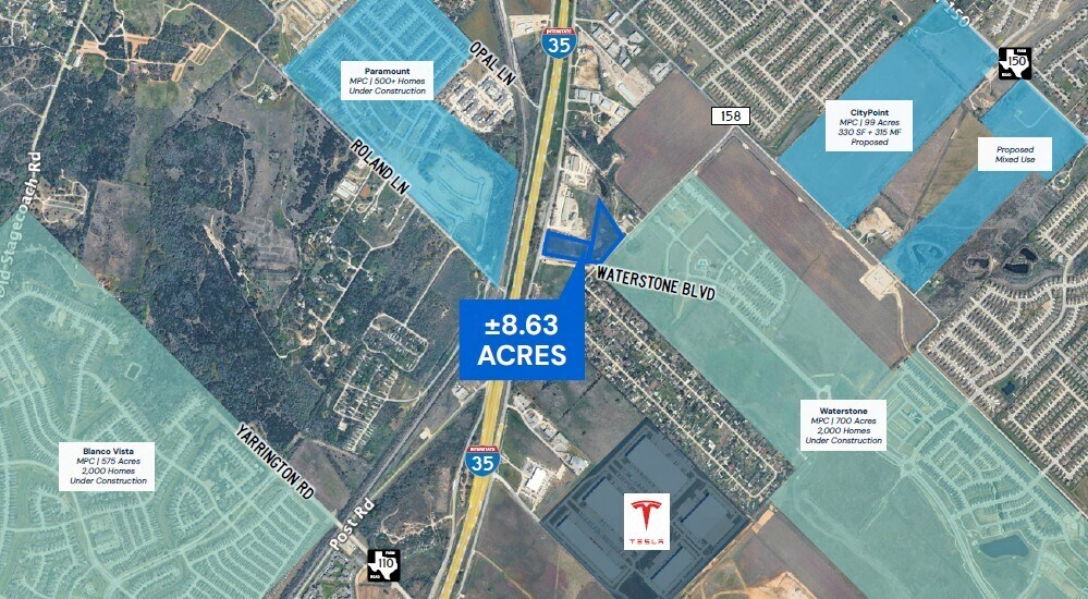 I35 & Waterstone Blvd, Kyle, TX for Sale
