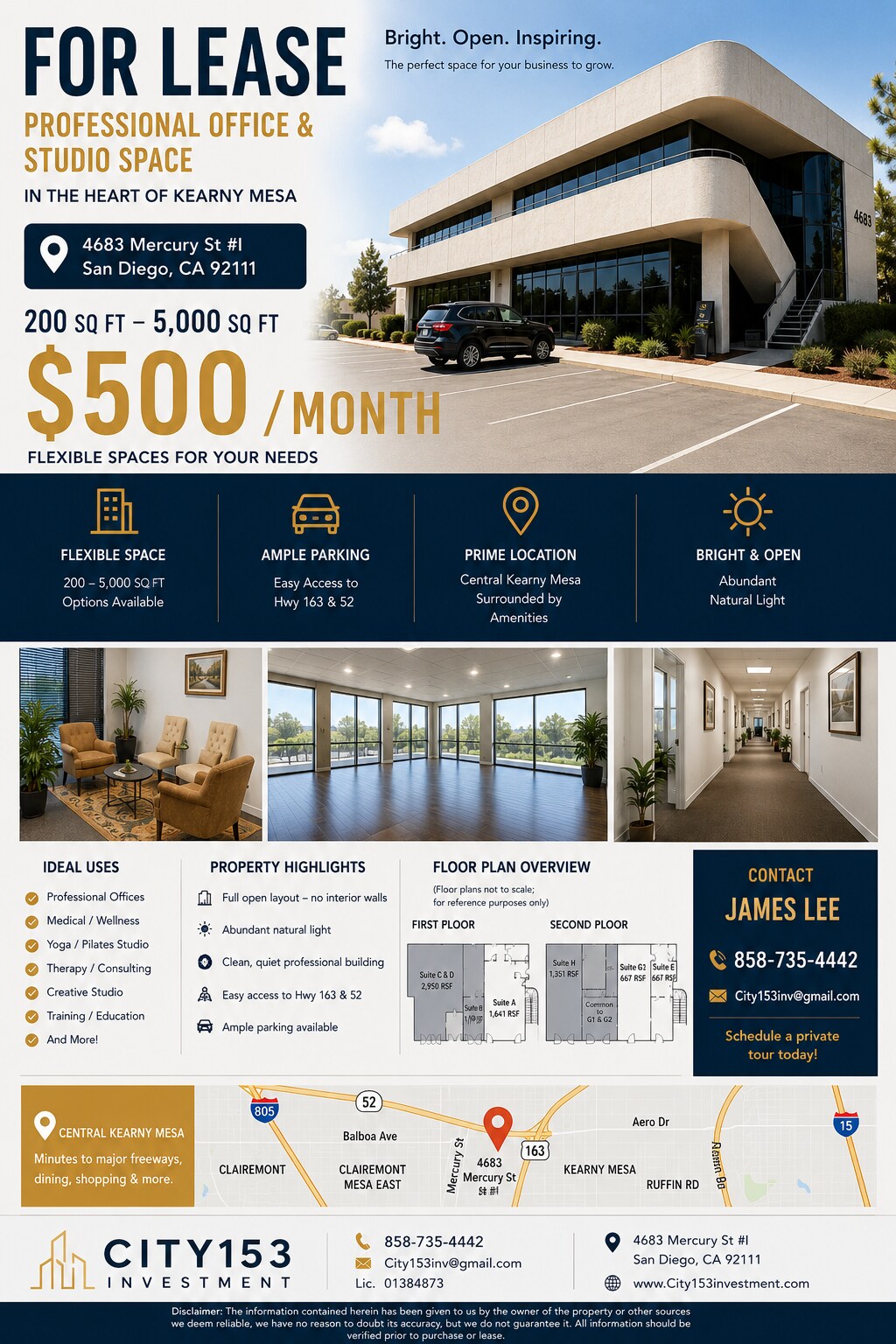 4683 Mercury St, San Diego, CA for Rent