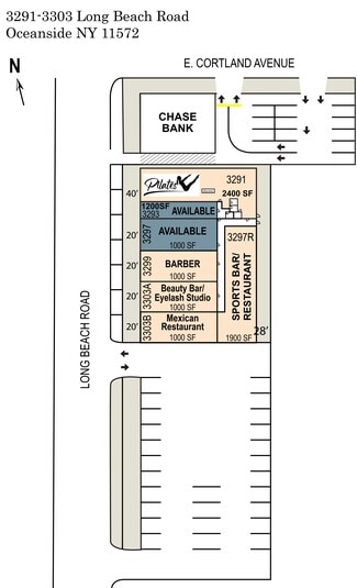 Oceanside, NY Retail - 3291-3303 Long Beach Rd