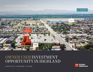 Highland, CA Retail - 26554 9th st