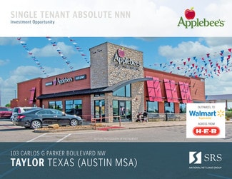 Taylor, TX Retail - 103 Carlos G Parker Blvd Taylor, TX Retail - 103 Carlos G Parker Blvd