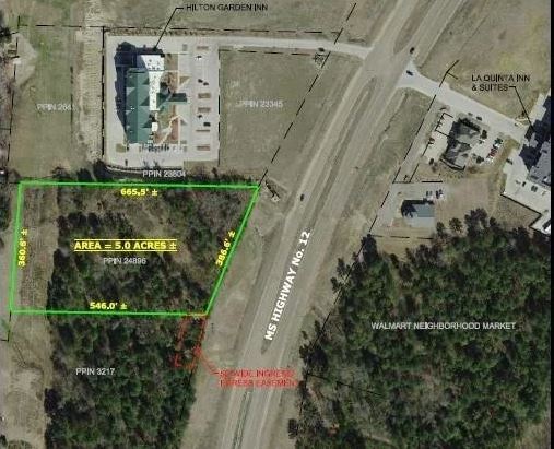 5 Acre Highway 12 E, Starkville, MS for Sale