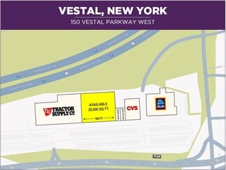 Vestal Township, NY Retail - 150 Vestal Pky W