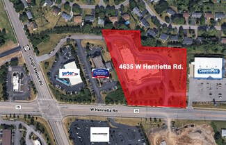 Henrietta, NY Commercial Land - 4635 W Henrietta Rd