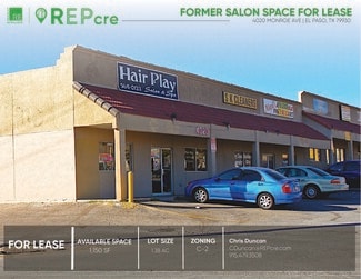 El Paso, TX Retail - 4020 Monroe Ave