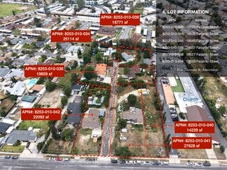 La Puente, CA Residential Land - 18535 Farjardo St La Puente, CA Residential Land - 18535 Farjardo St
