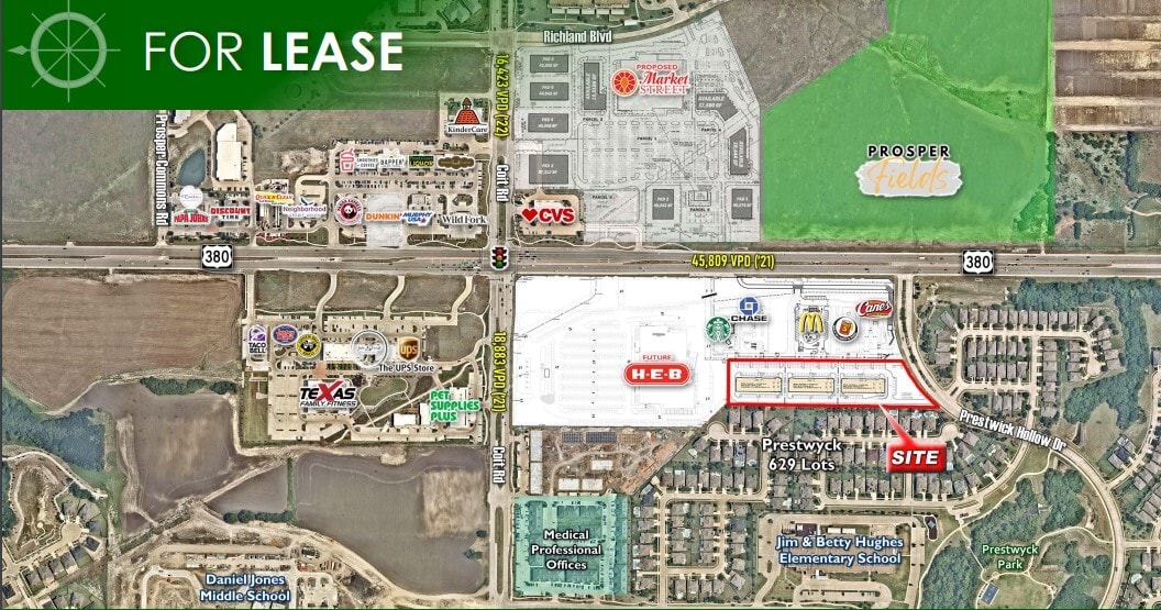 SEC of US-380 & Coit Rd, McKinney, TX for Rent