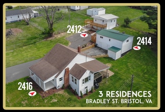 Bristol, VA Apartments - 2412-2416 Bradley St