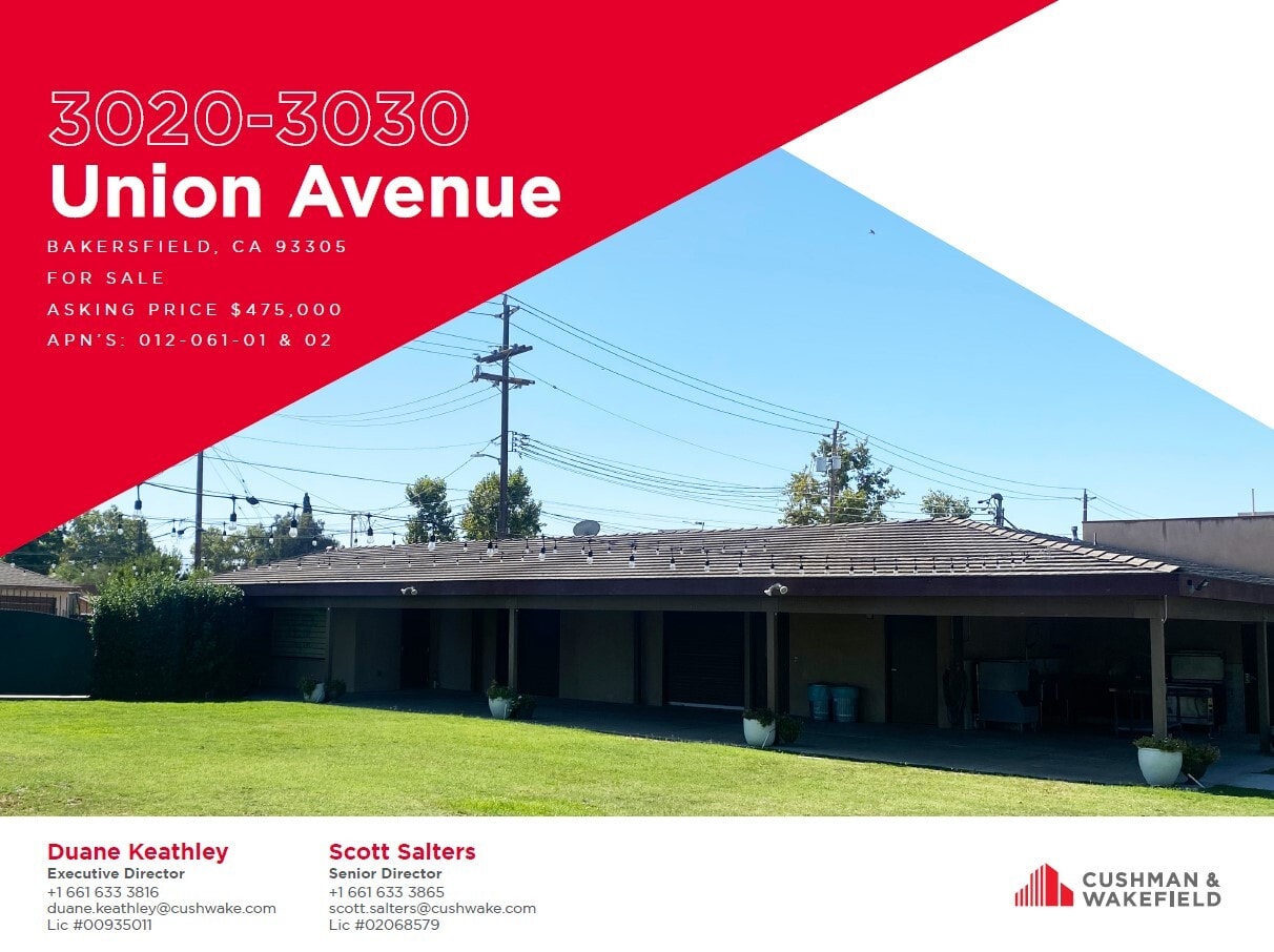 3020 - 3030 Union Ave, Bakersfield, CA for Sale