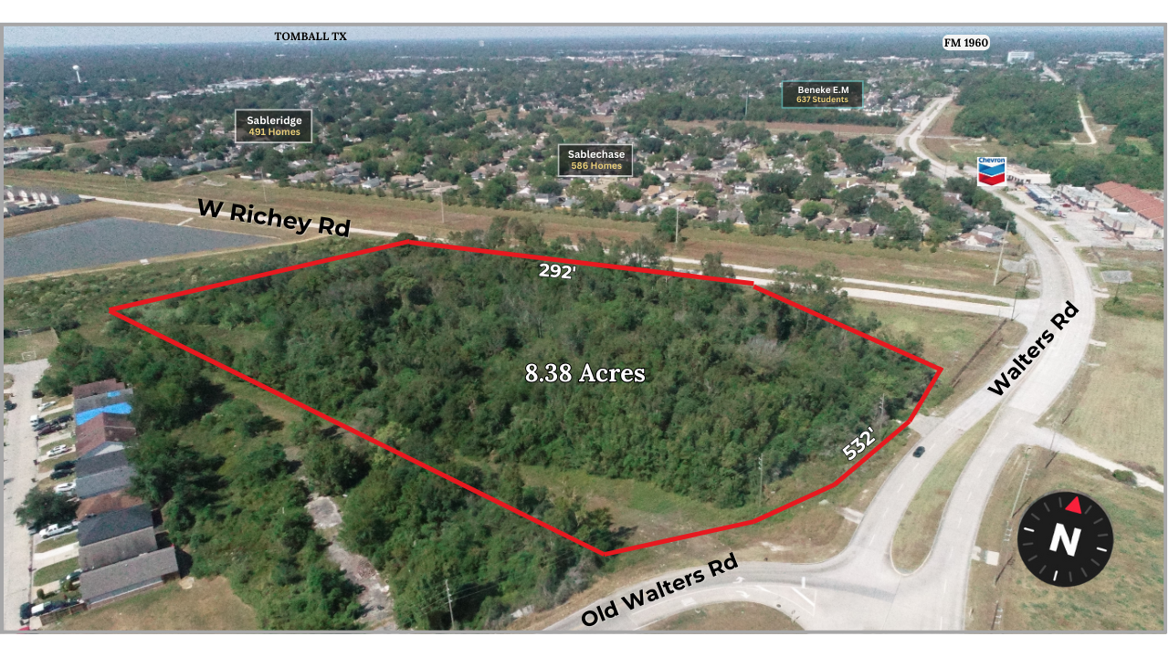 Walters Rd @ W Richey Rd, Houston, TX for Sale