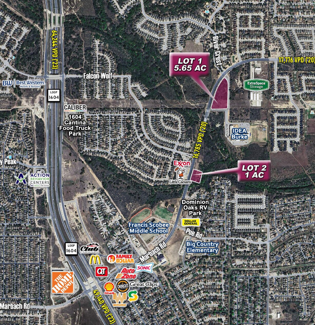 Marbach Rd @ River Crest, San Antonio, TX for Sale