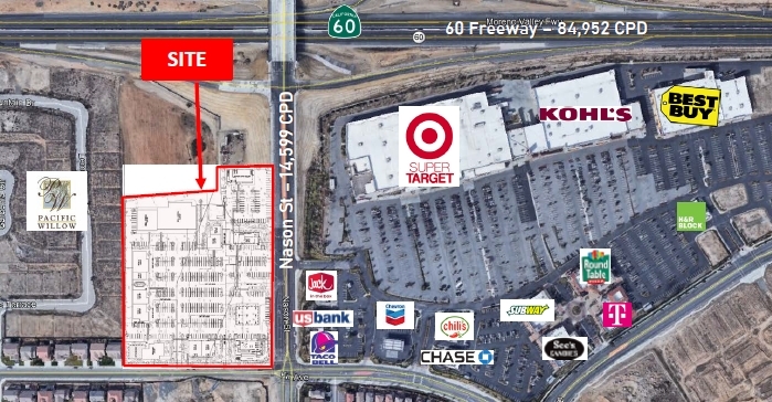 SWC 60 Freeway & Nason St, Moreno Valley, CA for Rent